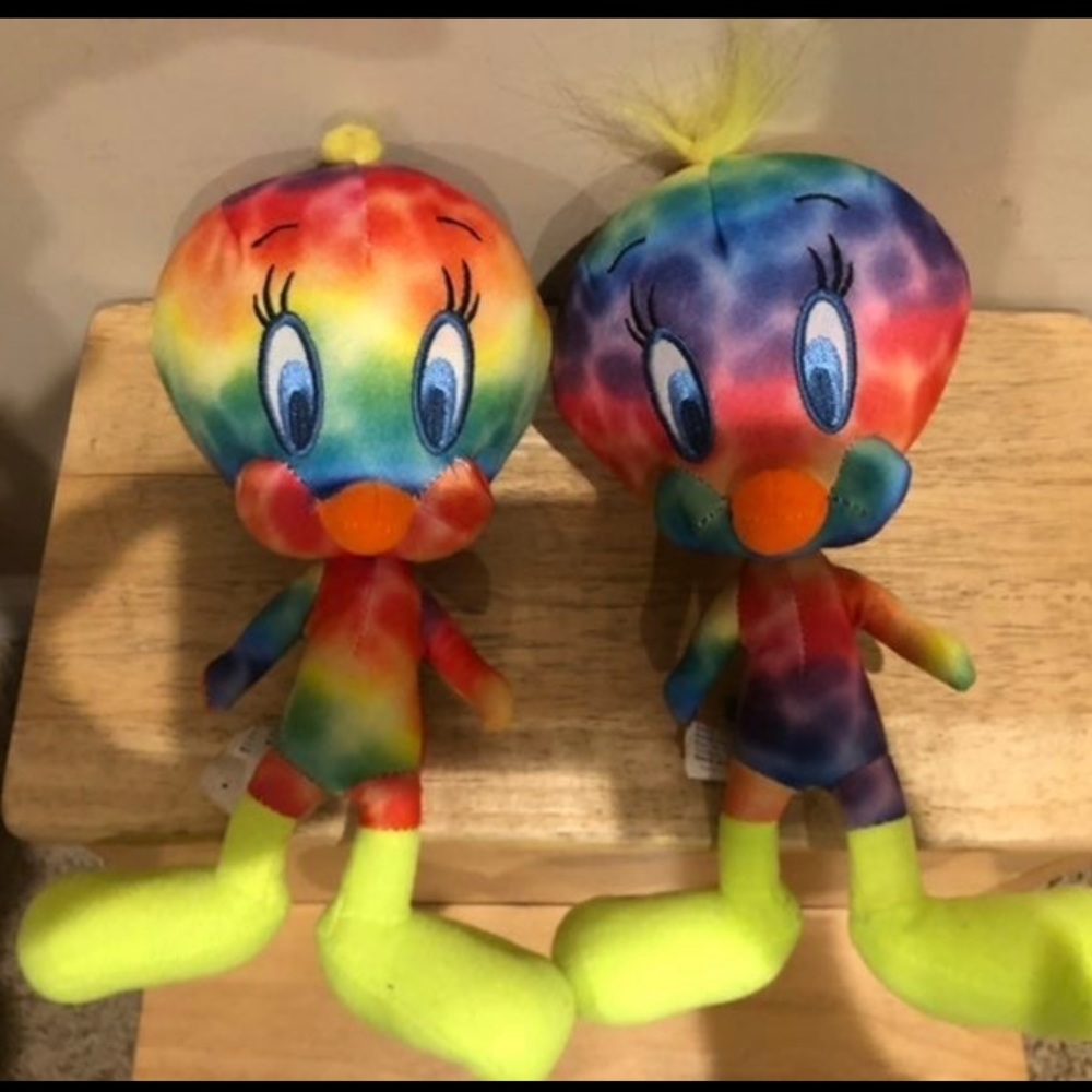 Tweety Bird Plush lot of 2